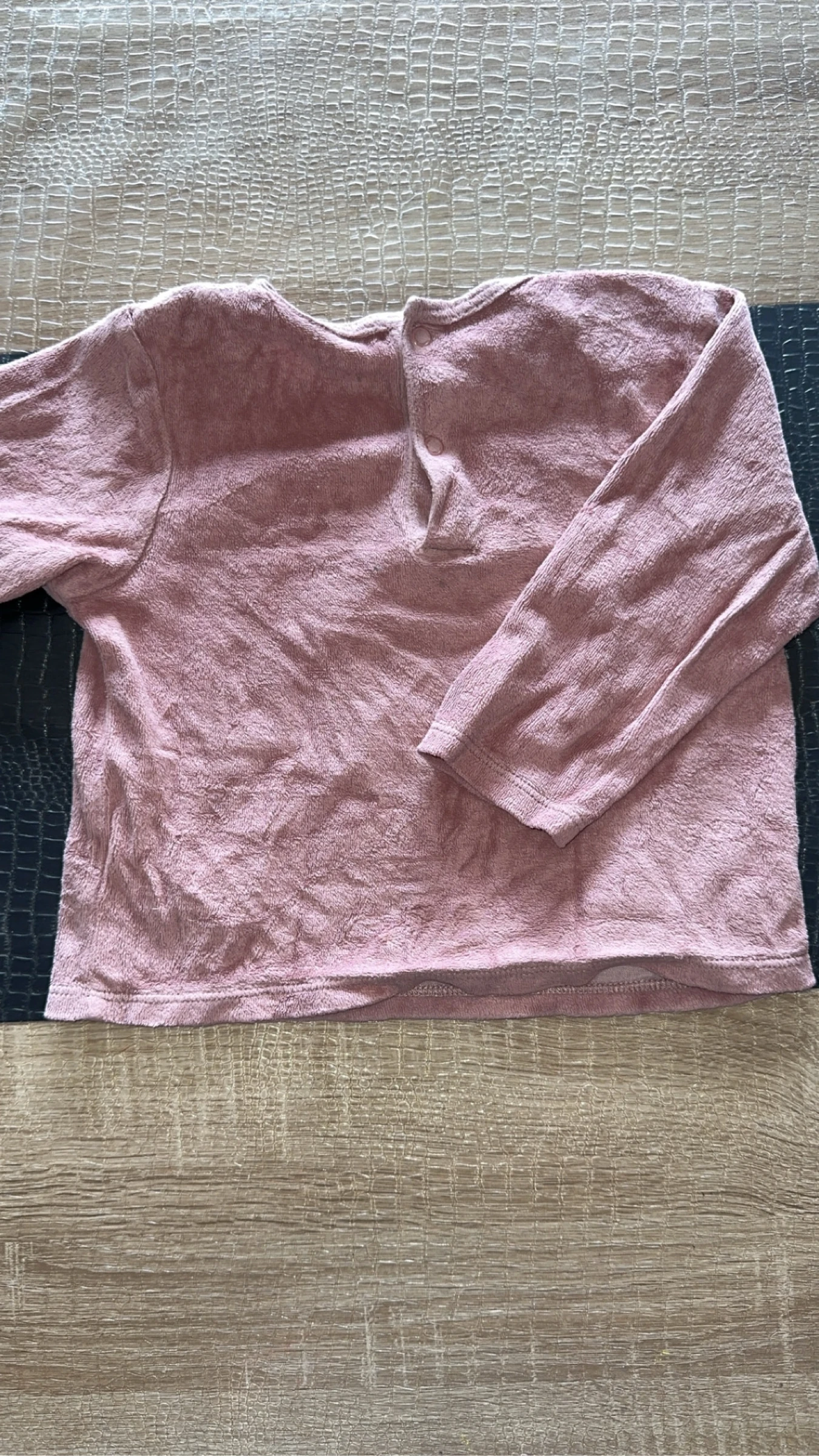 Pijamas de duas peças para menina rosa – photo 2